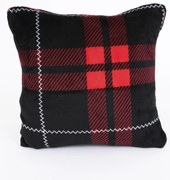 Obliečka na vankúšik mikroplyš Exclusive 40 × 40 cm - Scot červené