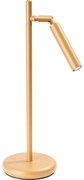 Sollux SL.1470 - Stolná lampa PASTELO 1xG9/8W/230V zlatá