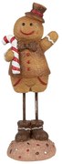 Vánoční dekorace Perníček Perníček - 7*7*18 cm
