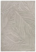 Flair Rugs, Kusový koberec Solace Lino Leaf Grey, 160x230, šedá, obývacia izba