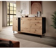 Skrinka BADIA dub/antracit