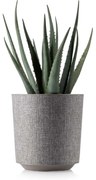 PLASTOVÝ KVETINÁČ ALOE TX 19,5X20 CM BÉŽOVÁ