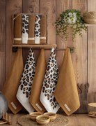 INTERMEDIC SK Utierky s leopardím vzorom – balenie 5 ks