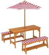 Livarno home Detská záhradná súprava so slnečníkom (100360843)