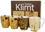 Porcelánový hrnček Klimt 350 ml sada 4ks