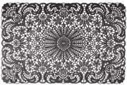 Podložka pod tanier Lace, 45x30 cm čierna ar-mata-lace-czar