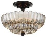 Quoizel QZ-WHITECAP-SF-S - Stropné svietidlo WHITECAP 3xE14/40W/230V pr. 29,7 cm