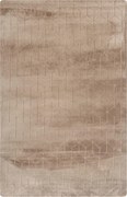 Béžový obdĺžnikový koberec s efektom králičej kožušiny 3D Rabbit Rozmer: 80x150 cm