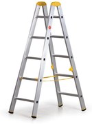 Hliníkové štafle ALVE FORTE, 2x5 priečok, výška 1,49 m