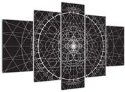 Obraz - Abstrakcia hodín (150x105 cm)