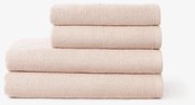 Goldea bavlnený froté uterák / osuška soft bez bordúry – svetlo ružový 50 x 100 cm