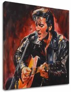 Obraz Elvis Presley - Ikona na pódiu | 100% originál domaľovaný akrylom