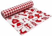 Trade Concept Vianočný behúň Darčeky červená, 33 x 130 cm