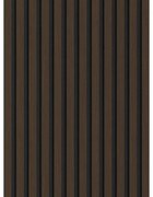 Mexen Lam-F, akustické stenové lamely 275 × 30 cm, plstený podklad 8 mm, technická dyha, orech palisandrový, S105-275307-3015-021