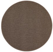Kusový koberec Astra hnedá kruh, 57x57 (priemer) kruh, hnedá, chodba / predsieň, Vopi