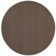 Vopi, Kusový koberec Astra hnedá kruh, 57x57 (priemer) kruh, hnedá, chodba / predsieň