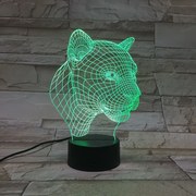 3Dmix 3DL-BSC018 – 3D LED nočná lampa - Puma