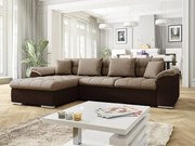 Rohová sedacia súprava Dino, Dostupné poťahy: ekokoža Soft 066 + Lawa 02, Strana: ľavá