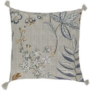 Opálová obliečka na vankúš s kvetinovým vzorom Aix Vintage Quilt - 50*50 cm