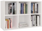 Regál MALAX MINI 2x3 bílý