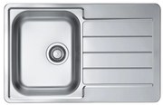 ALVEUS 1069147 - Kuchynský drez LINE 79x50 cm matná oceľ/satén