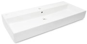 Umývadlo SAT Infinitio 100,4x46,5 cm s otvorom uprostred SATINF10046
