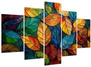 Obraz - Mozaika z listov (150x105 cm)
