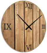 Dekorstudio Drevené hodiny na stenu Solid OAK dub 80cm