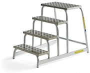 Schodíky INCREASE, 4 schody, výška platformy 800 mm