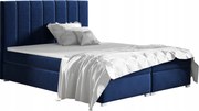 Kontinentálna čalúnená posteľ matrac Bonell Brandi 160x200, modrá
