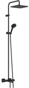 Hansgrohe Vernis Shape, Showerpipe 240 1jet s vaňovým termostatom, čierna matná, HAN-26900670