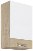 Kuchynská skrinka Premio 31G biely lesk/sonoma