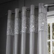 Sivé závesy v súprave 2 ks 168x183 cm Glitzy Sequin – Catherine Lansfield