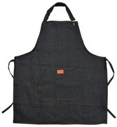 Tmavomodrá džínsová kuchynská zástera - 74*65 cm