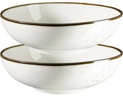 Mäser 2-dielna sada misiek Pintar White modrébodky 22 cm
