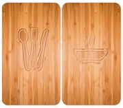 WENKO 2521497100 - Kryt na varnú dosku 52x30 cm pestrofarebný/sivý/priehľadný