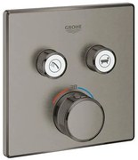 Sprchová a vaňová batéria GROHE Grohtherm Smartcontrol bez podomietkového telesa kartáčovaný Hard Graphite 29124AL0