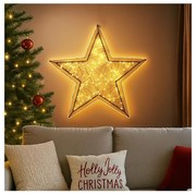 Brilagi - LED vonkajšia vianočná dekorácia LED/2,6W/230V IP44 47x45 cm hviezda