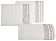 BAVLNENÝ UTERÁK SUZANA 70X140 CM KRÉMOVÁ