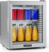 Klarstein Brooklyn 24, mini chladnička, so sklenenými dverami, LED osvetlenie, police