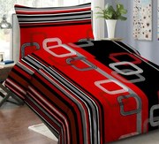 Obliečky Katrin červené Bavlna 70×90 140x200 cm