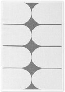 Obojstranný koberec Hanse Home Duet Bowen čierny / biely