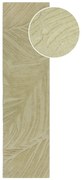 Zelený vlnený koberec behúň 60x230 cm Lino Leaf - Flair Rugs