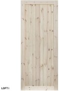 Dvere posuvné na mieru Loft I