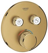 Grohe Grohtherm SmartControl sprchová a vaňová batéria bez podomietkového telesa kartáčovaný cool sunrise 29119gn0 G29119GN0