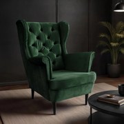 KRESLO UŠIAK BRUNO 2 CHESTERFIELD ROYAL VELVET 217