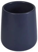 Erga Nero, pohár na zubné kefky na postavenie, modrá matná, ERG-08357