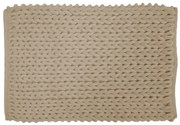Svetlohnedá kúpeľňová predložka 50x80 cm Ariel – douceur d'intérieur