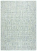 Kusový koberec Sion Sisal Aztec 22184 green/blue/ecru – na von aj na doma, 80x150, zelená, chodba / predsieň, Dywany Łuszczów