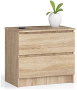 Nočný stolík K60 2SZ CLP dub sonoma